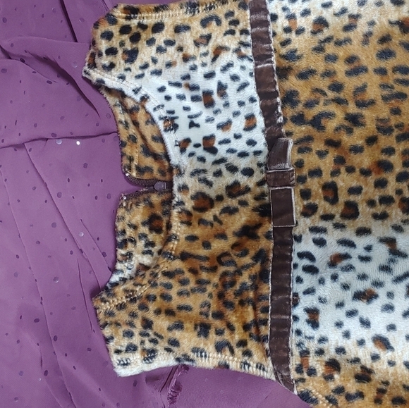 Girl Connection Leopard Print Girls Dress - Picture 3 of 5